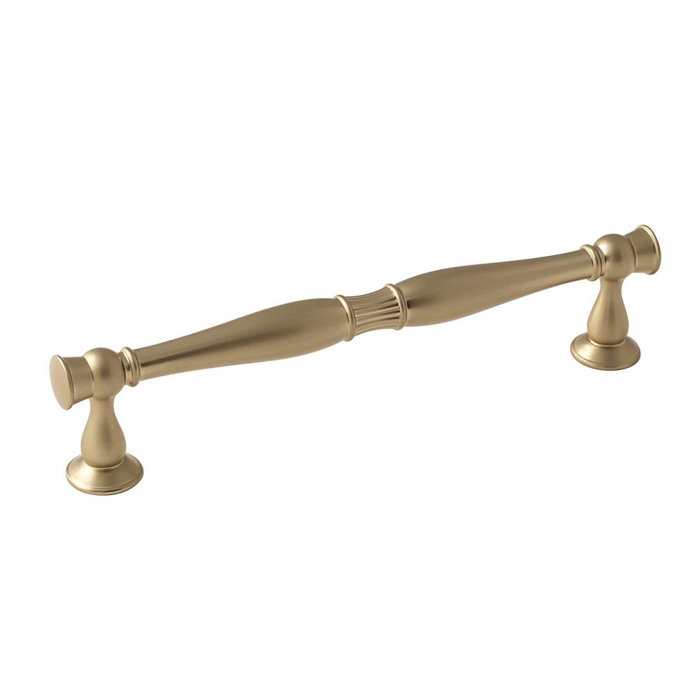 Amerock Crawford 6-5/16 in (160 mm) Center-to-Center Golden Champagne Cabinet Pull