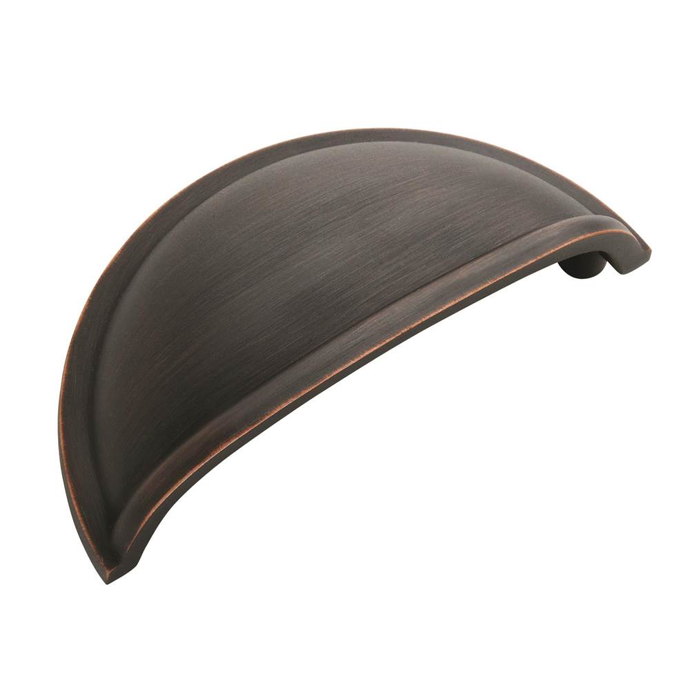 Amerock Cup Pulls 3 in (76 mm) Center-to-Center Oil-Rubbed Bronze Cabinet Cup Pull