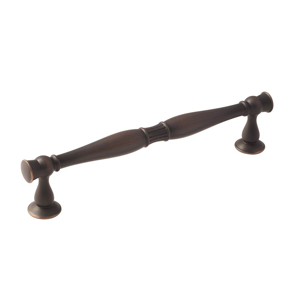 Amerock Crawford 6-5/16 in (160 mm) Center-to-Center Oil-Rubbed Bronze Cabinet Pull