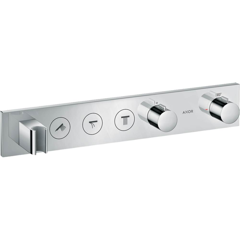 Axor ShowerSolutions Thermostatic Module Trim Select for 3 Functions in Chrome