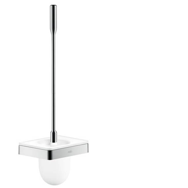Axor Universal SoftSquare Toilet Brush with Holder Wall-Mounted in Chrome