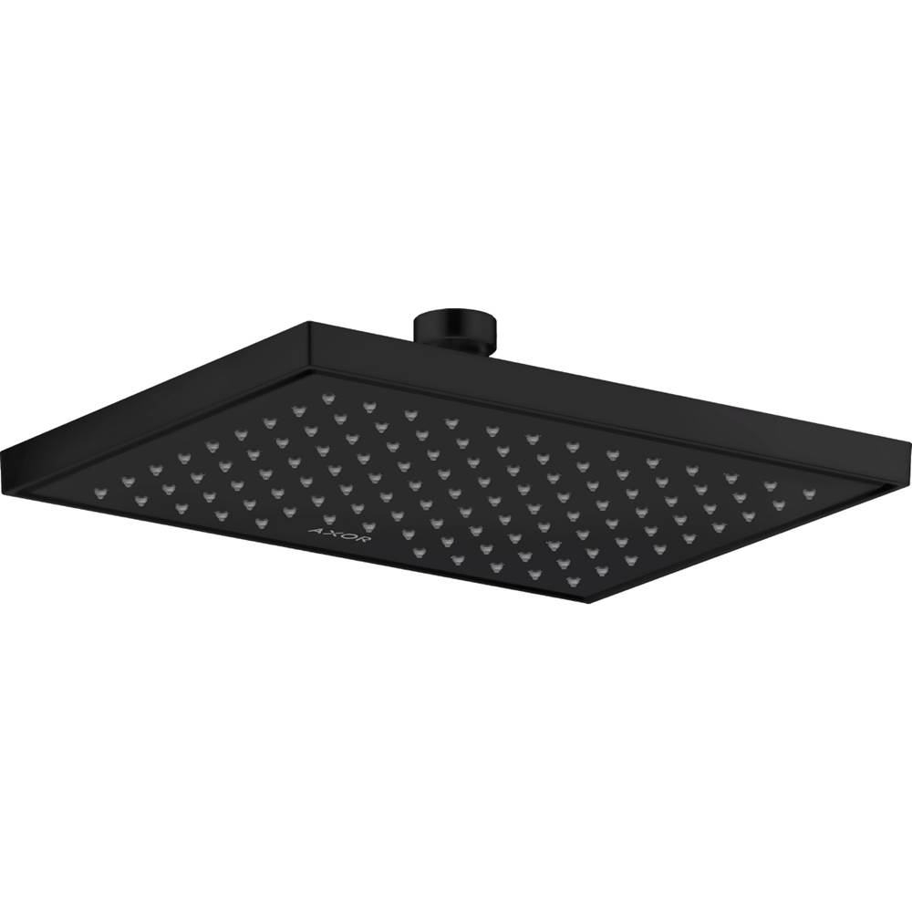 Axor ShowerSolutions Showerhead Square 245/185 1-Jet, 2.5 GPM in Matte Black