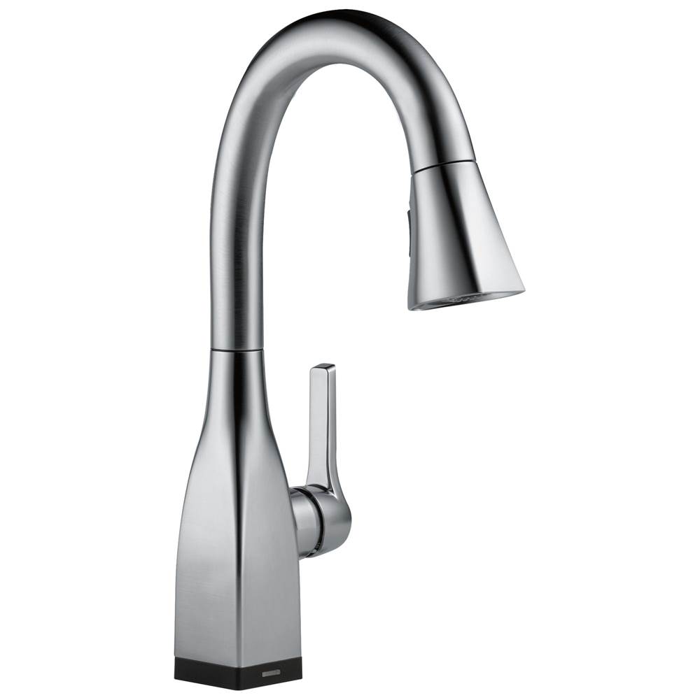 Delta Faucet Mateo® Single Handle Pull-Down Bar / Prep Faucet with Touch<sub>2</sub>O® Technology