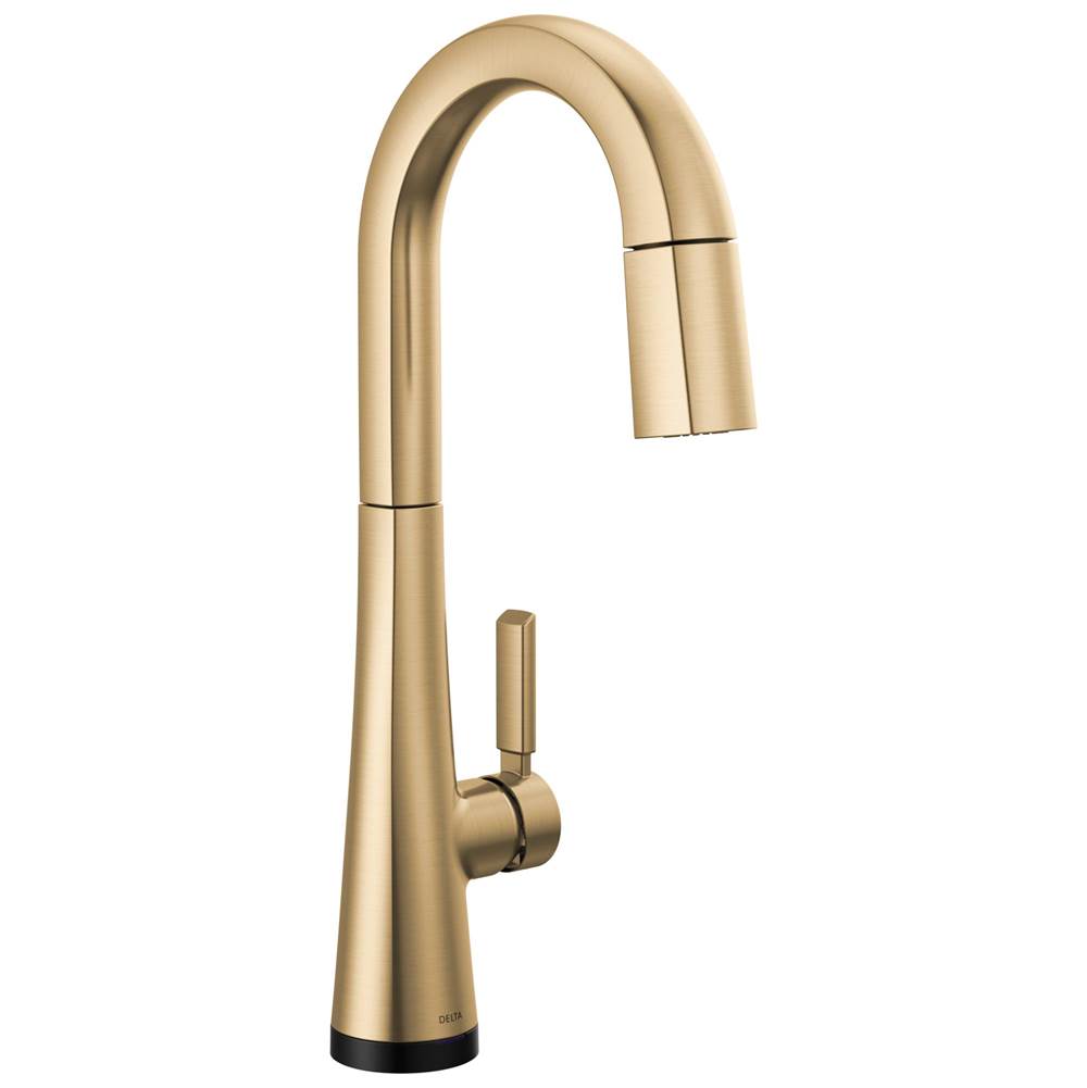 Delta Faucet Monrovia™ Single Handle Pull-Down Bar/Prep Faucet with Touch2O Technology