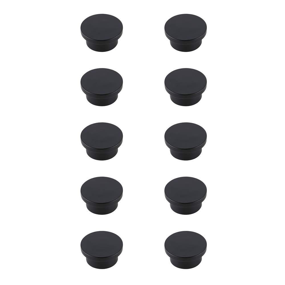 Elegant Lighting Trovon 1.6'' Diameter Matte Black Oversize Round Knob Multipack (Set Of 10)