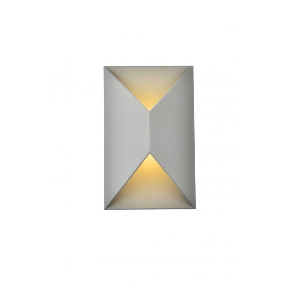 Elegant Lighting Raine Integrated LED wall sconce  in silver