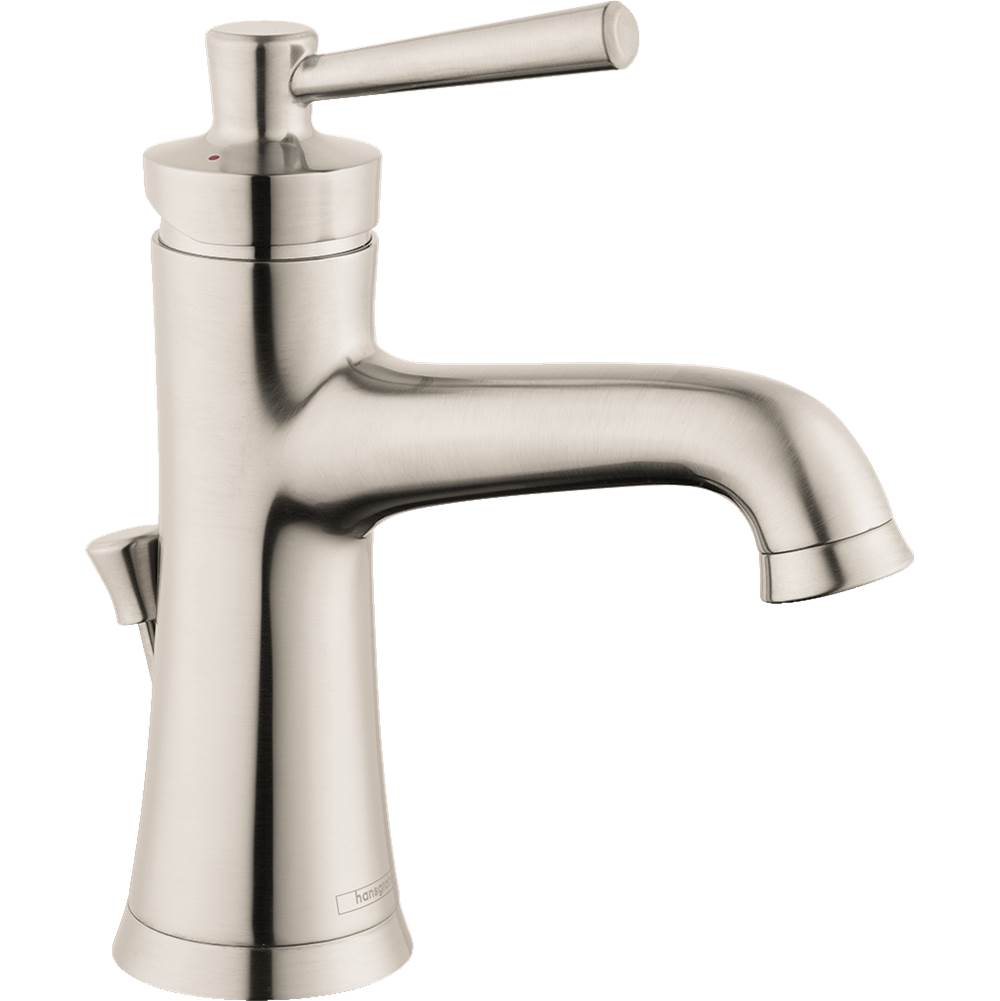Hansgrohe Joleena Single-Hole Faucet 100 with Pop-Up Drain, 0.5 GPM in Brushed Nickel