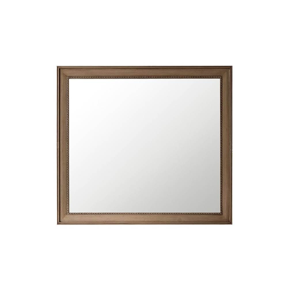 James Martin Vanities Bristol 44'' Rectangular Mirror, White Washed Walnut