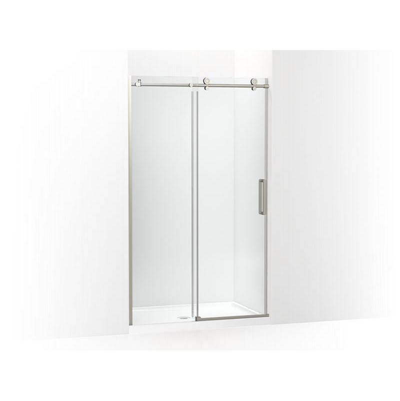 Kohler Composed® Sliding shower door, 78'' H x 44-1/8 - 47-7/8'' W, with 3/8'' thick Crystal Clear glass