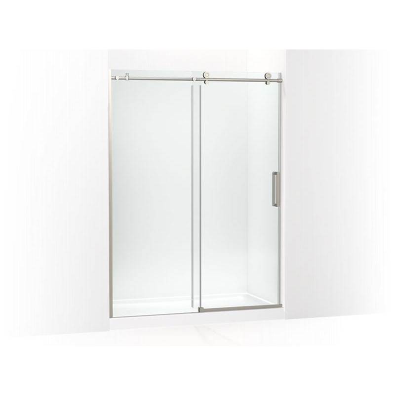 Kohler Composed® Sliding shower door, 78'' H x 56-1/8 - 59-7/8'' W, with 3/8'' thick Crystal Clear glass