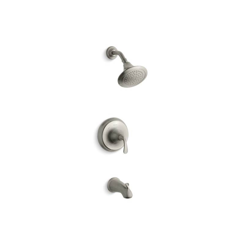 Kohler Forte® Sculpted Sculpted Rite-Temp® bath and shower trim with slip-fit spout and 2.5 gpm showerhead