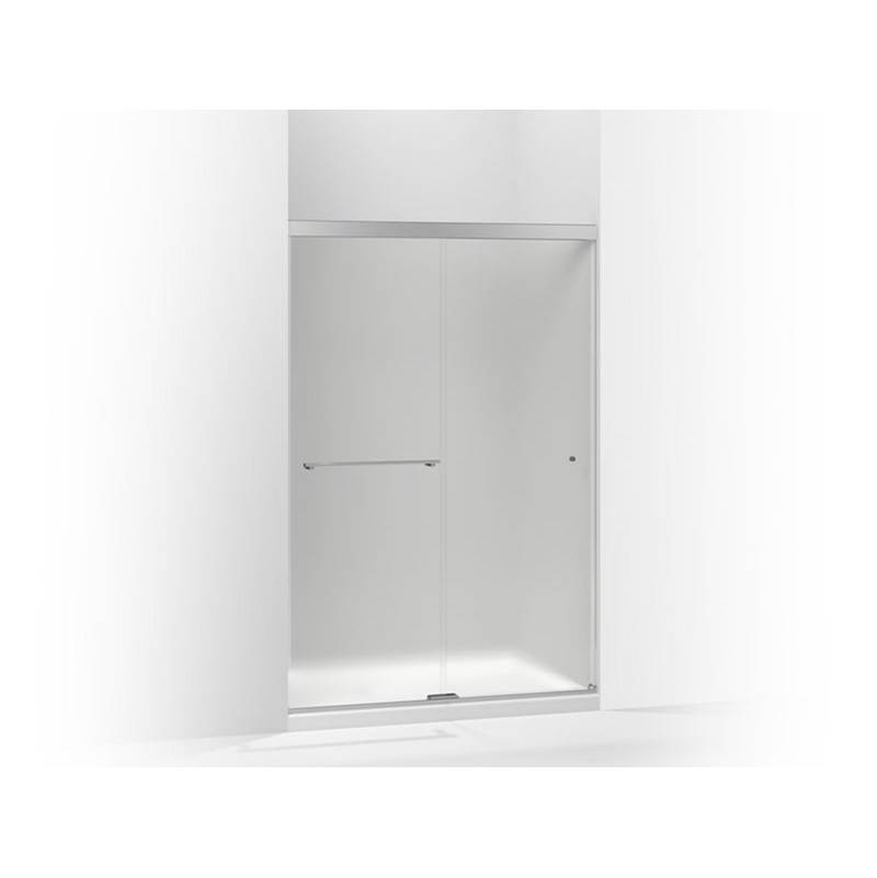 Kohler Revel® Sliding shower door, 76'' H x 44-5/8 - 47-5/8'' W, with 5/16'' thick Frosted glass