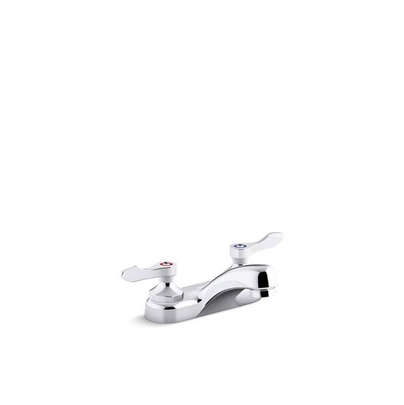 Kohler Triton® Bowe® 1.0 gpm centerset bathroom sink faucet with laminar flow and lever handles, drain not included
