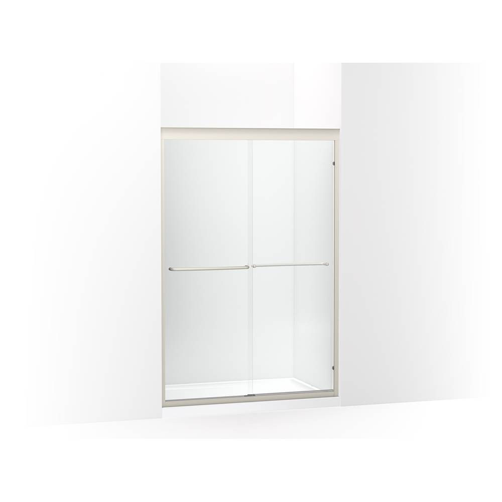 Kohler Fluence® 44-5/8 - 47-5/8'' W x 70-9/32'' H sliding shower door with 1/4'' thick Crystal Clear glass