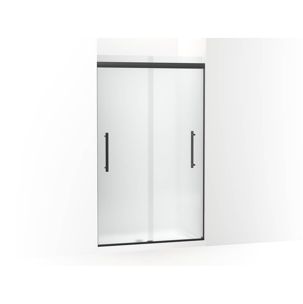 Kohler Pleat Frameless Sliding Shower Door, 79-1/16 in. H X 44-5/8 - 47-5/8 in. W, With 5/16 in. Thick Frosted Glass