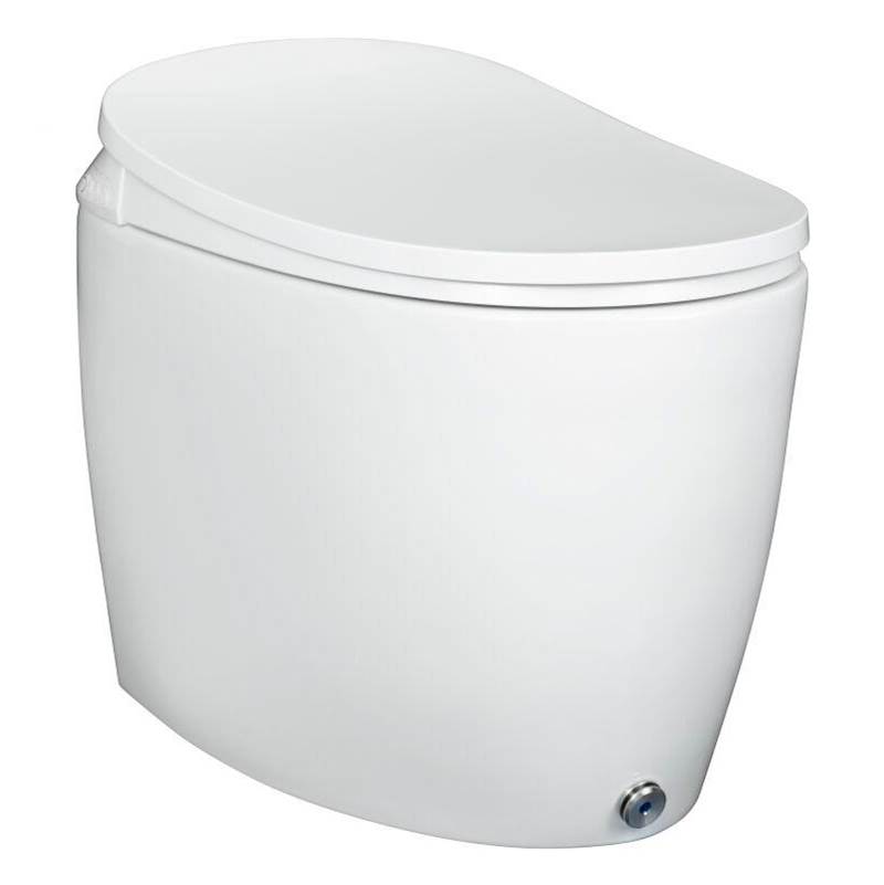Luxart Ellonia White Auto Flush Elongated Intelligent Toilet w/Slow Close Heated Seat