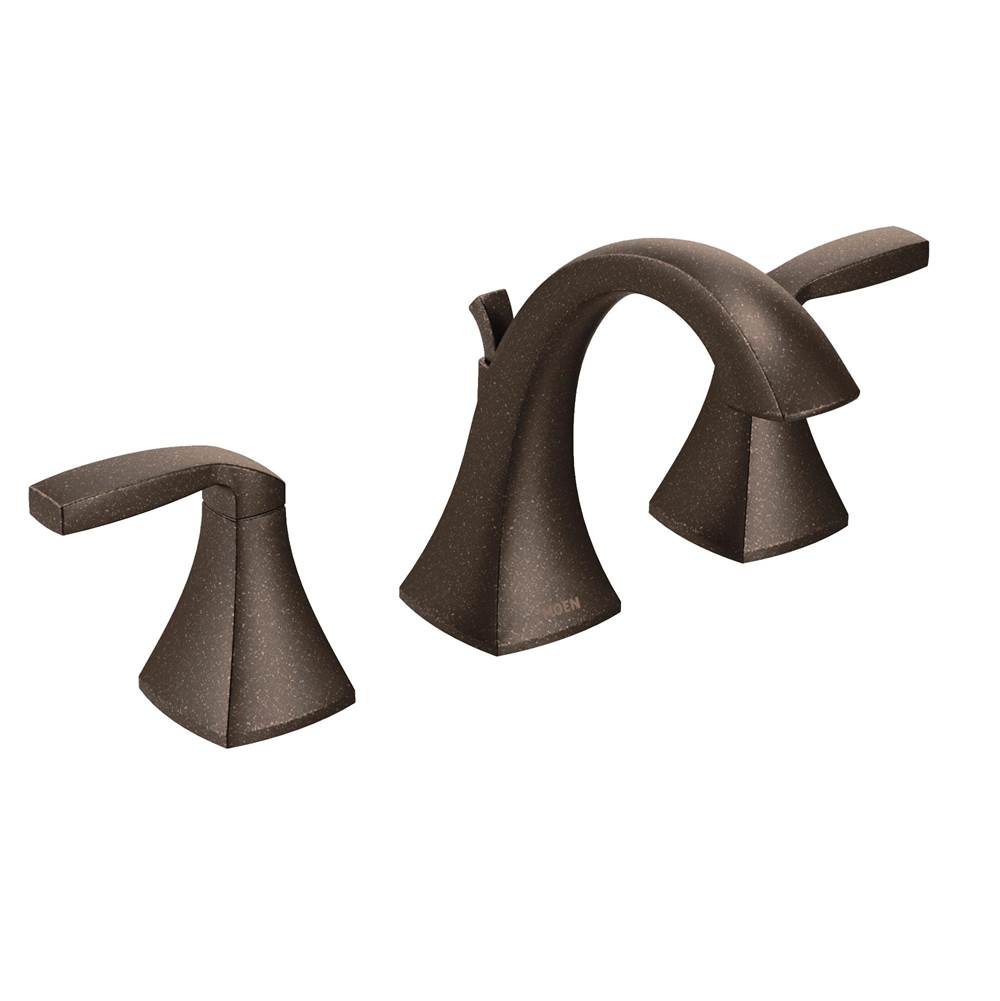 Moen Voss 8 in. Widespread 2-Handle High-Arc Bathroom Faucet Trim Kit in Oil Rubbed Bronze (Valve Sold Separately)