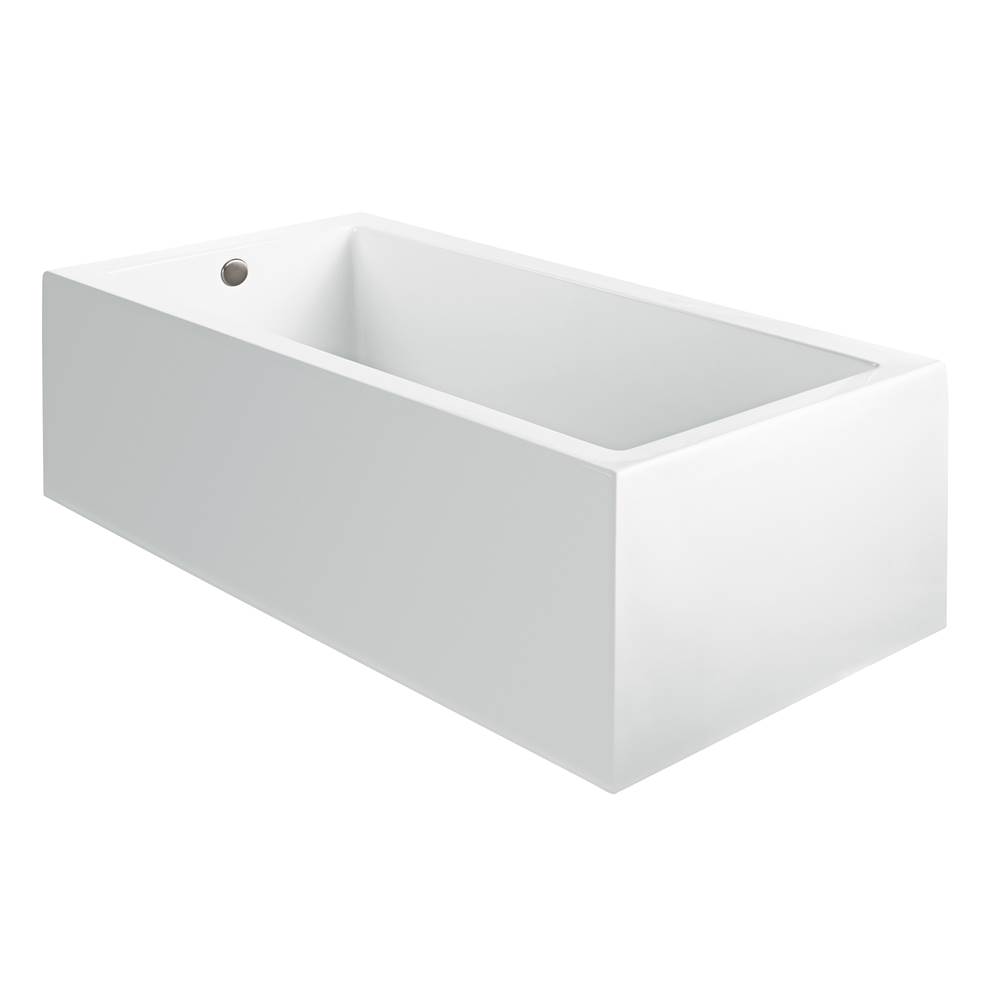 MTI Baths Andrea 15A Acrylic Cxl Sculpted 3 Side Air Bath Elite - White (60X30)