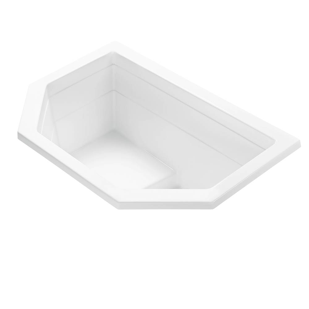 MTI Baths Atlantica Acrylic Cxl Drop In Air Bath/Whirlpool - White (50X23.625/34.75)