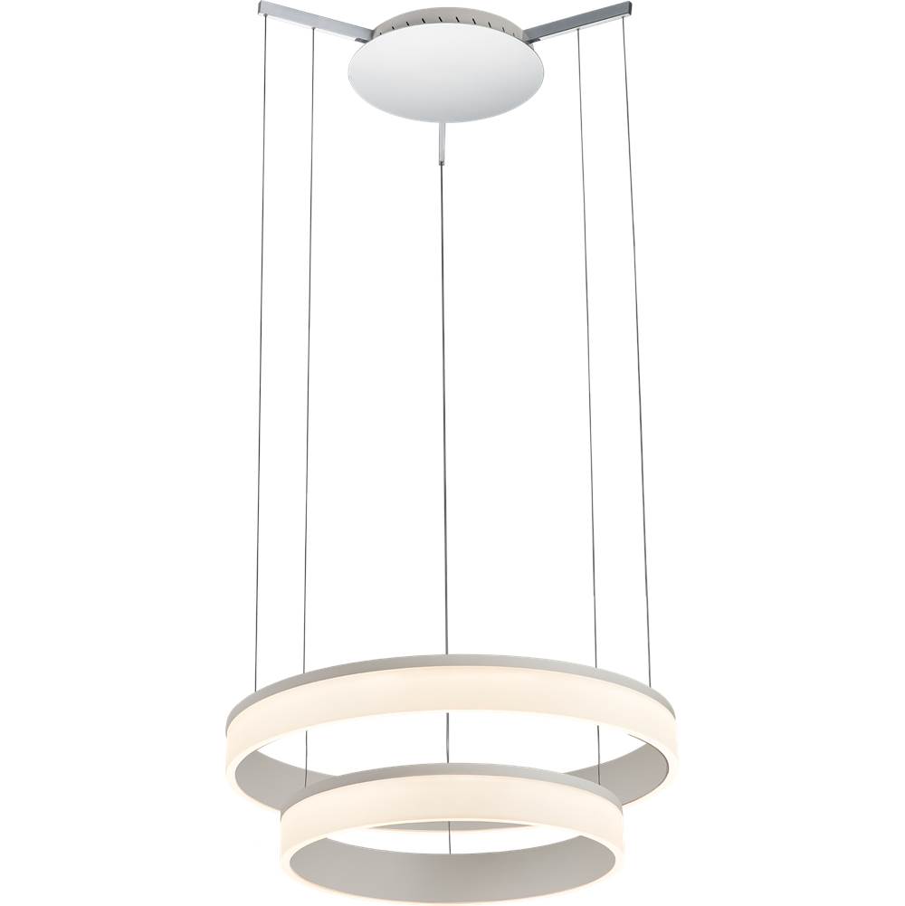 PageOne Lighting Halo Ring, 2 Tier Chandelier