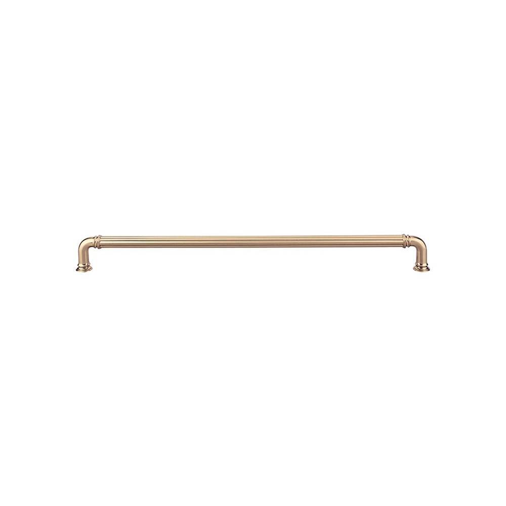 Top Knobs Reeded Appliance Pull 18 Inch (c-c) Honey Bronze