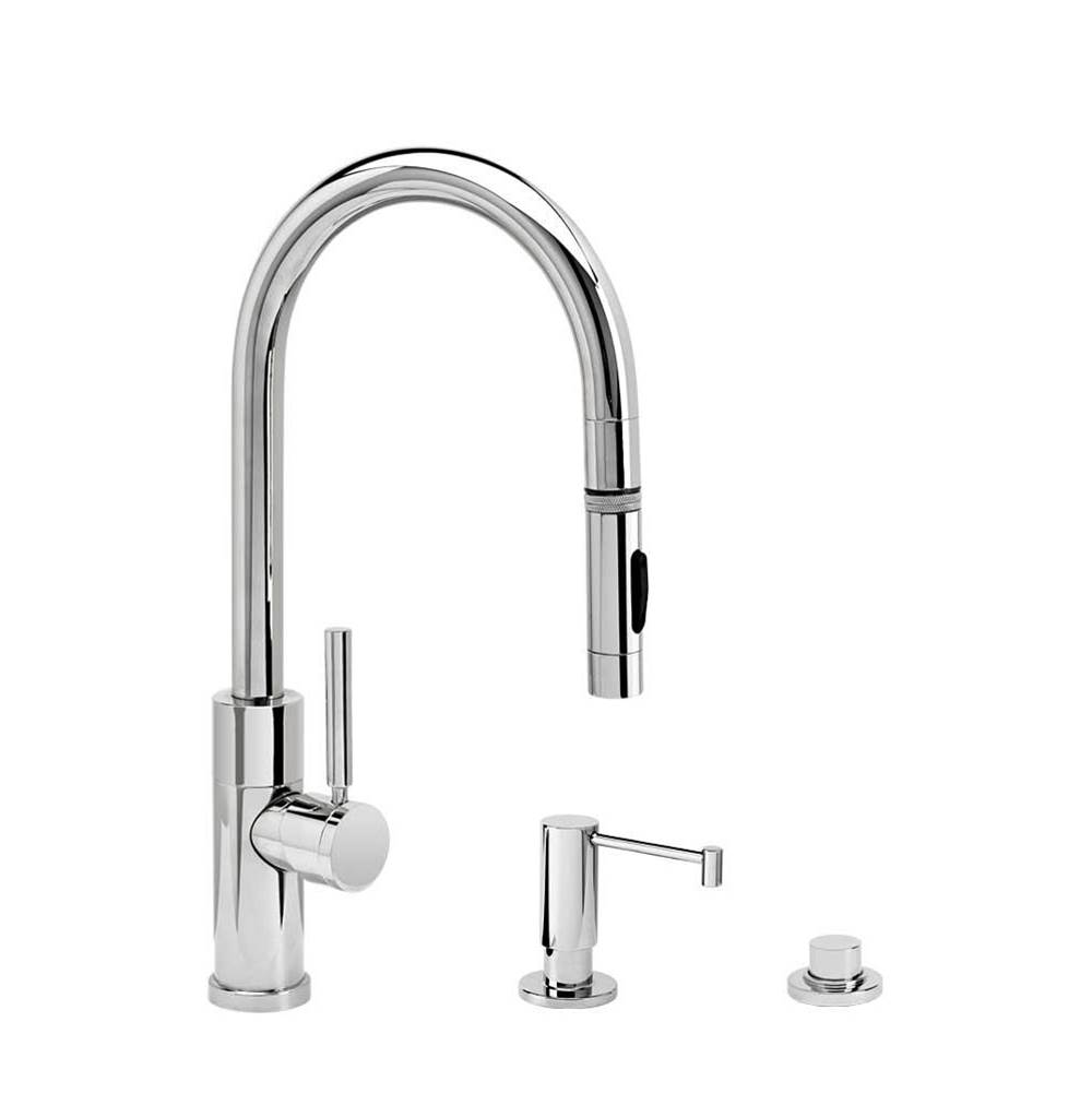 Waterstone Pull Down Bar Faucets Bar Sink Faucets item 9950-3-CHB
